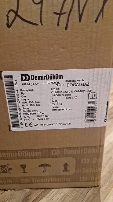 hk 3910: Yeni Kombi DemirDöküm 24 kVt, Zəmanətli — 1