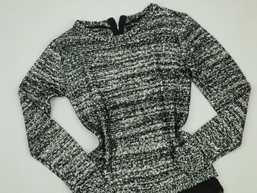 czarne bluzki z aplikacją: Sweter, SinSay, XS (EU 34), condition - Very good