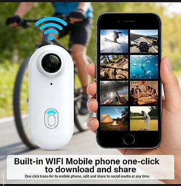 go pro 12: 4K WiFi Action Kamera – 30FPS Kompakt, hər yerə uyğun aksion kamera — 6