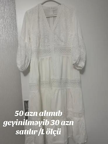 qadin don: Ağ rəngli, yeni sezon qadın donu - Romantik boho üslubunda dizayn - — 2