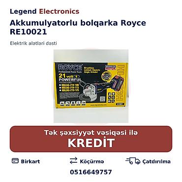 dəsti: Elan başlığı: Аkkumulyatorlu bolqarka Royce RE10021 Аkkumulyatorlu — 1