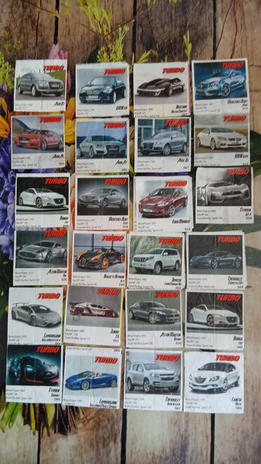 Kolleksiya kartları: Turbo saqqız kartları – böyük kolleksiya Məlumat: - “Turbo” avtomobil — 5