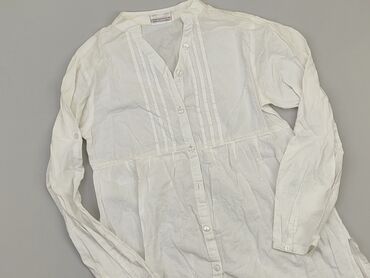 koszula biała dziewczęca 146: Koszula 14 lat, stan - Zadowalający, wzór - Jednolity kolor, kolor - Biały