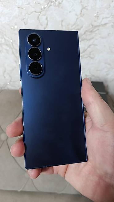 Samsung: Samsung Galaxy Z Fold 7, Б/у, 256 ГБ, цвет - Синий, 1 SIM, eSIM — 6