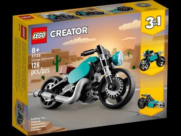 lego конструктор: Lego Creator 31135 Винтажный мотоцикл 🏍️128 деталей 🟩 рекомендованный