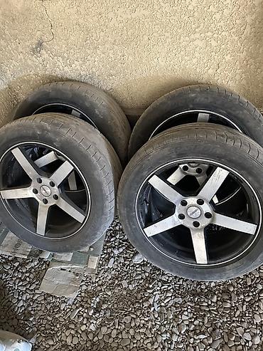 Шиналар жана дисктер: Дөңгөлөктөр монтажда 245 / 50 / R 18, Жай, Колдонулган, Комплект, Куйма, тешиктери - 5 — 1
