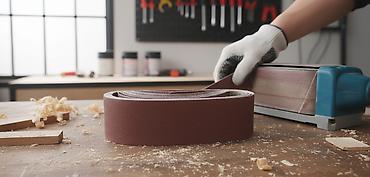 Наждачная бумага, круги и диски: Инструменты СССР Набор бесконечных шлифовальных лент зернистостью 60 — 1