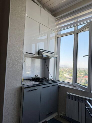 сдаю квартиру по рыскулова: 1 комната, 44 м², Элитка, 9 этаж, Евроремонт