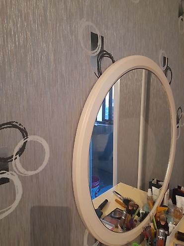 makeup masası: Güzgü Divar üçün, Oval, Makiyaj üçün, Çərçivə ilə — 2