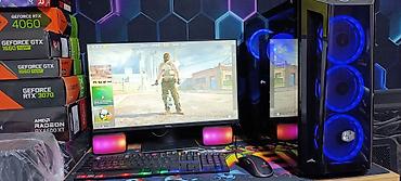 игровой пк с комплектом: Компьютер, ядер - 12, ОЗУ 16 ГБ, Для работы, учебы, Б/у, Intel Core i5, NVIDIA GeForce GTX 1060, HDD + SSD — 2