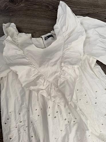 Haljine: Zara letnja haljina, engleski vez, M veličine. Dužina haljine mereno — 8