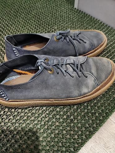 clarks обувь: Мужские туфли, 40, Clarks, Б/у, цвет - Синий, Самовывоз — 2