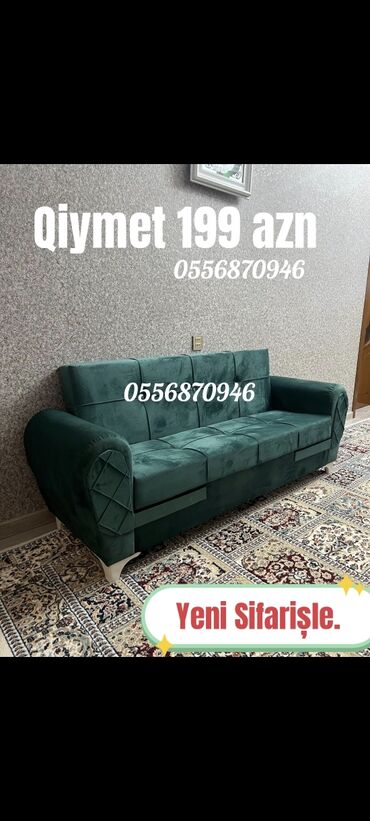 Masa və oturacaq dəstləri: Divan, Yeni, Açılan, Bazalı, Parça, Şəhərdaxili pulsuz çatdırılma