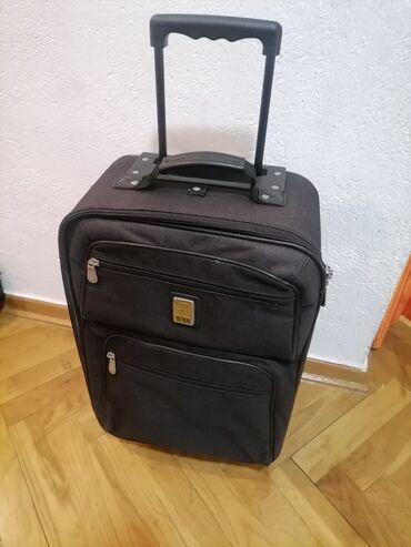 guess torbe: Large suitcase, color - Black