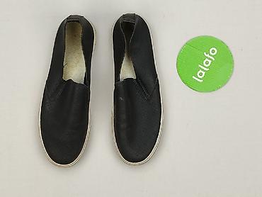 klapki hermes eobuwie: Damskie slip‑ony czarne - Model: wsuwane slip‑ony - Kolor: czarny z — 2