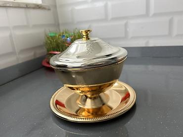 qoz lepesi: Konfet, cerez, lokum qabi. Yenidir, 1 ededdir — 4