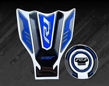 Delovi za motocikle: Tank pad štitnik čepa Yamaha R1 komplet -2442 📌 Opis: Nalepnice za — 7