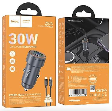 power case: Автомобильное зарядное устройство hoco. Z57A, 30 Вт Основные — 1