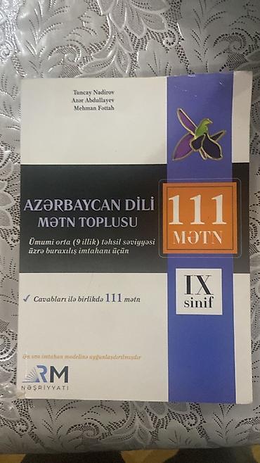 Tədris ədəbiyyatı: Dərs və imtahan hazırlığı üçün kitablar eləsi var 3,4 manat — 8