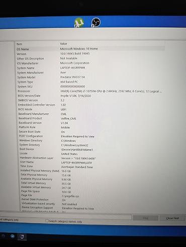 Ноутбуки и аксессуары: Acer Predator Helios 300 (PH317-54) oyun noutbuku Əsas xüsusiyyətlər — 4