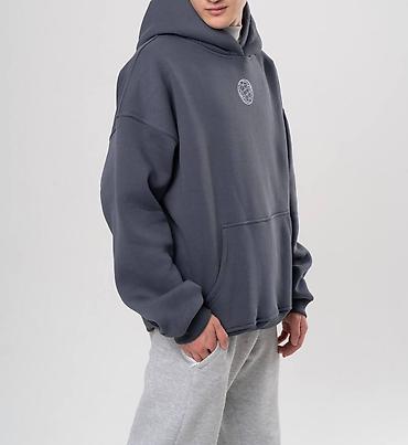 Толстовки: Мужская толстовка, XL, Новый, цвет - Серый, Самовывоз, Платная доставка — 5