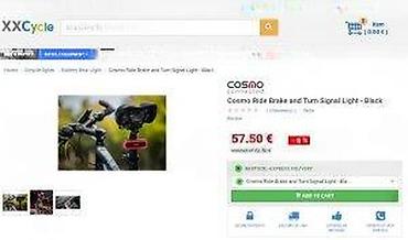Dodaci za bicikl: Cosmo Connected – pametno zadnje svetlo za bicikl/kacigu sa žmigavcima — 25