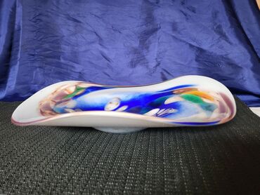 Kuhinjski setovi: Murano nov komplet za na sto,rucni rad iz 70ih. Set tanjir za — 10