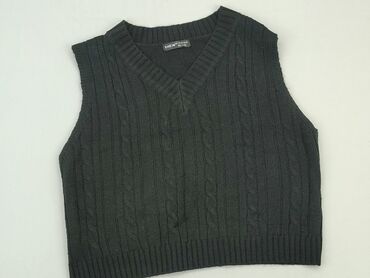 czarne t shirty i marynarka: Sweter, Shein, L, stan - Bardzo dobry