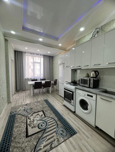 квартира районе кудайберген: 2 комнаты, 75 м², Элитка, 4 этаж, Евроремонт