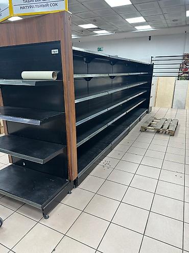 Торговое оборудование: Стеллажи
Полки
Витрины 
Полки для магазина — 7