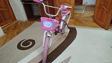 velosiped sidenya: Qız uşağı üçün az işlənmiş əla vəziyyətdə Velosipedlr Parlaq rəngli🎀🚲 — 1