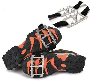 обувь мужская зимняя: Зимние Нескользящие шипы для обуви, с 10 зубьями, для альпинизма