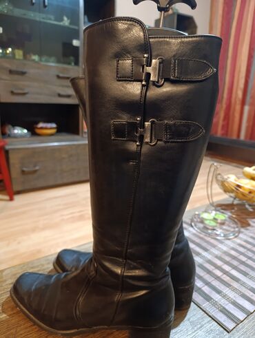 maslinasto zelene cizme: High boots, 41