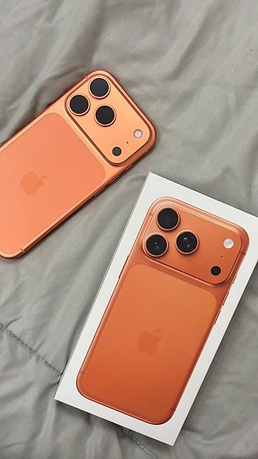 Apple iPhone: IPhone 17 Pro Max, 256 GB, Narıncı, Face ID — 16
