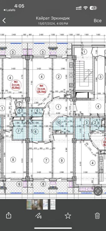 квартира с панорамными окнами: Построен, Элитка, 3 комнаты, 126 м²