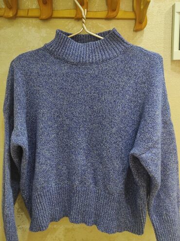 милицейский свитер: Кофта, Stradivarius, S (EU 36), цвет - Синий