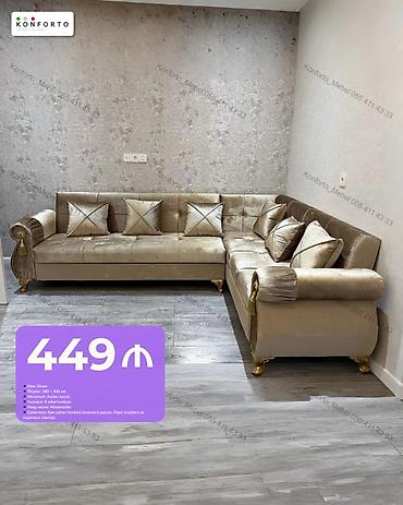 kundur: Künc divan, Qonaq otağı üçün, Parça, Bazalı, Açılan — 1
