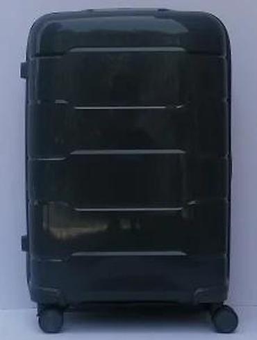 Putni koferi i torbe: Tvrdi kofer na točkiće – tamnosiva boja - Materijal: čvrsta ABS/PC — 12