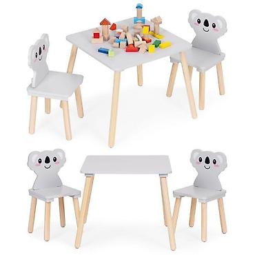 cipelarnik ikea: Dečiji set nameštaja Koala – sto + 2 stolice, ECOTOYS Šifra — 2