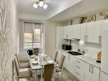 суточный квартира торговый центр ала арча: 2 комнаты, Душевая кабина, Постельное белье, Кондиционер