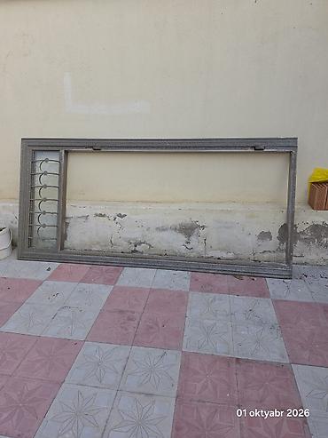 Metall giriş qapısı və çərçivəsi - Material: qalın metal konstruksiya