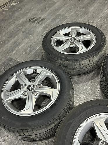 diski barter: Kia orijinal 15" yüngül lehimli disk tekersiz satilir barter olmur — 3