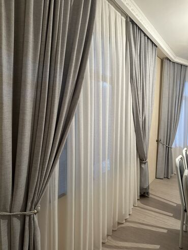 Шторы и занавески: Комплект штор, Изготовление на заказ, Новый, Для зала, Для офиса, Для прихожей at lalafo.kg — 11 Шторы и занавески: Комплект штор, Изготовление на заказ, Новый, Для зала, Для офиса, Для прихожей — 11