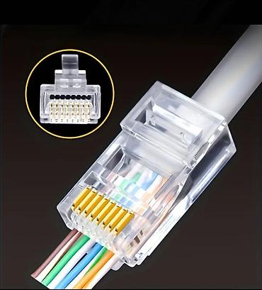 cat kabel: Kameralar üçün BNC tipli başlıq konnektorları, cürbəcür variantlarda — 6