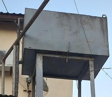 su keni: Metalkonstruksiyalı su anbarı və dayaqlı platforma - Material: qalın — 1