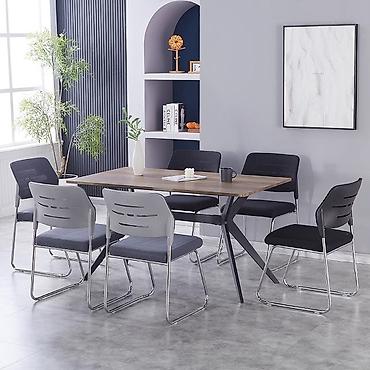 Другая мебель: Сетчатый стул с хромированными ножками, мягким сиденьем и спинкой из — 7