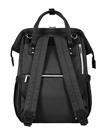 tn plave: KikkaBoo Torba za mame Siena premium black/silver (Šifra proizvoda — 3