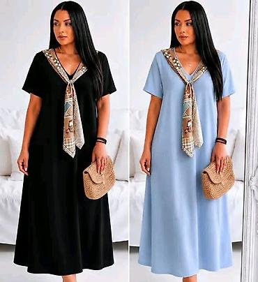 esprit bluza: Haljina sa maramom oko V-izreza do pola lista za punije dame. - Kroj — 3
