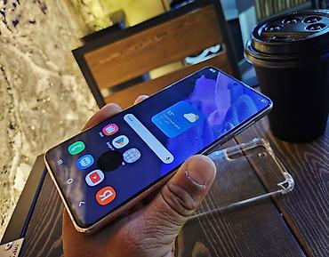 note 2: Samsung Galaxy S21 5G, Б/у, 128 ГБ, цвет - Фиолетовый, 1 SIM, 2 SIM — 10