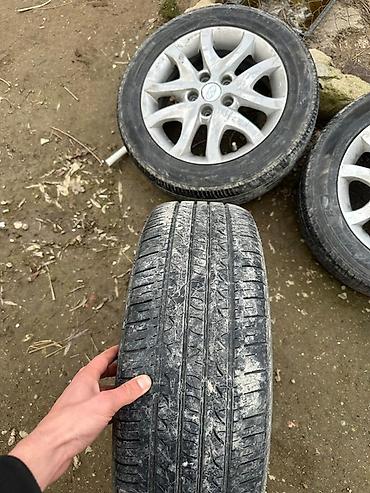 Hyundai orijinal yüngül lehimli disklər və təkər komplekti (4